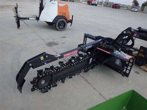 used skid steer trencher attachments for sale|machinery trader skid steer attachments.